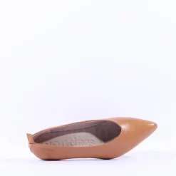 Women Wonders Hilda Heel Tab Classic High Heel - Tan Leather