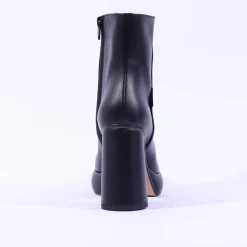 Women Marco Moreo Hong Kong Toecap Ankle Boot - Black Gold Leather