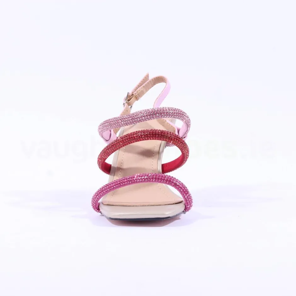 Women Una Healy I Swear Strappy Heel - Pink Combi