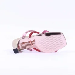Women Una Healy I Swear Strappy Heel - Pink Combi