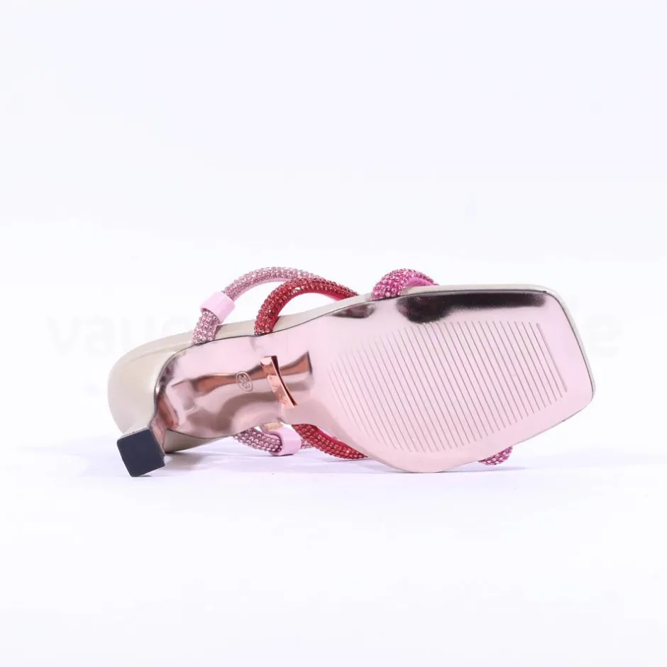 Women Una Healy I Swear Strappy Heel - Pink Combi