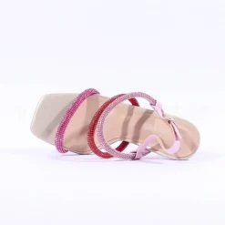 Women Una Healy I Swear Strappy Heel - Pink Combi