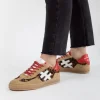 Women Another Trend Iconic Ii Gumsole Trainer - Camel Leopard