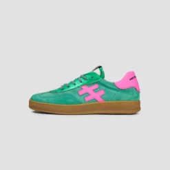 Women Another Trend Iconic Ii Gumsole Trainer - Green Pink
