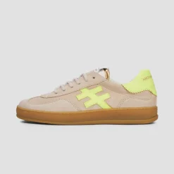 Women Another Trend Iconic Ii Gumsole Trainer - Beige Yellow