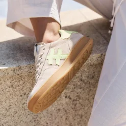 Women Another Trend Iconic Ii Gumsole Trainer - Beige Yellow
