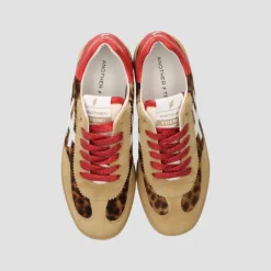 Women Another Trend Iconic Ii Gumsole Trainer - Camel Leopard