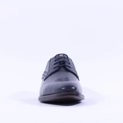 Brent Pope Irwell Laced Panel Heel Shoe - Navy