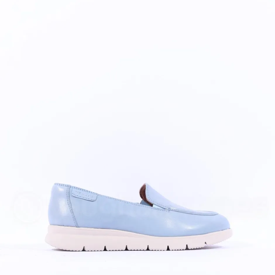 Women Tamaris Ixia Slip On Wedge - Light Blue