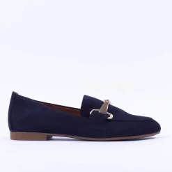 Women Gabor Jangle Slip On Buckle Loafer - Dark Navy