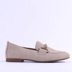 Women Gabor Jangle Slip On Buckle Loafer - Desert Suede