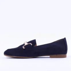 Women Gabor Jangle Slip On Buckle Loafer - Dark Navy