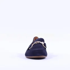 Women Gabor Jangle Slip On Buckle Loafer - Dark Navy