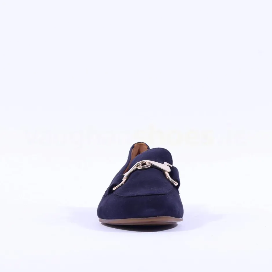 Women Gabor Jangle Slip On Buckle Loafer - Dark Navy