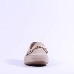 Women Gabor Jangle Slip On Buckle Loafer - Desert Suede