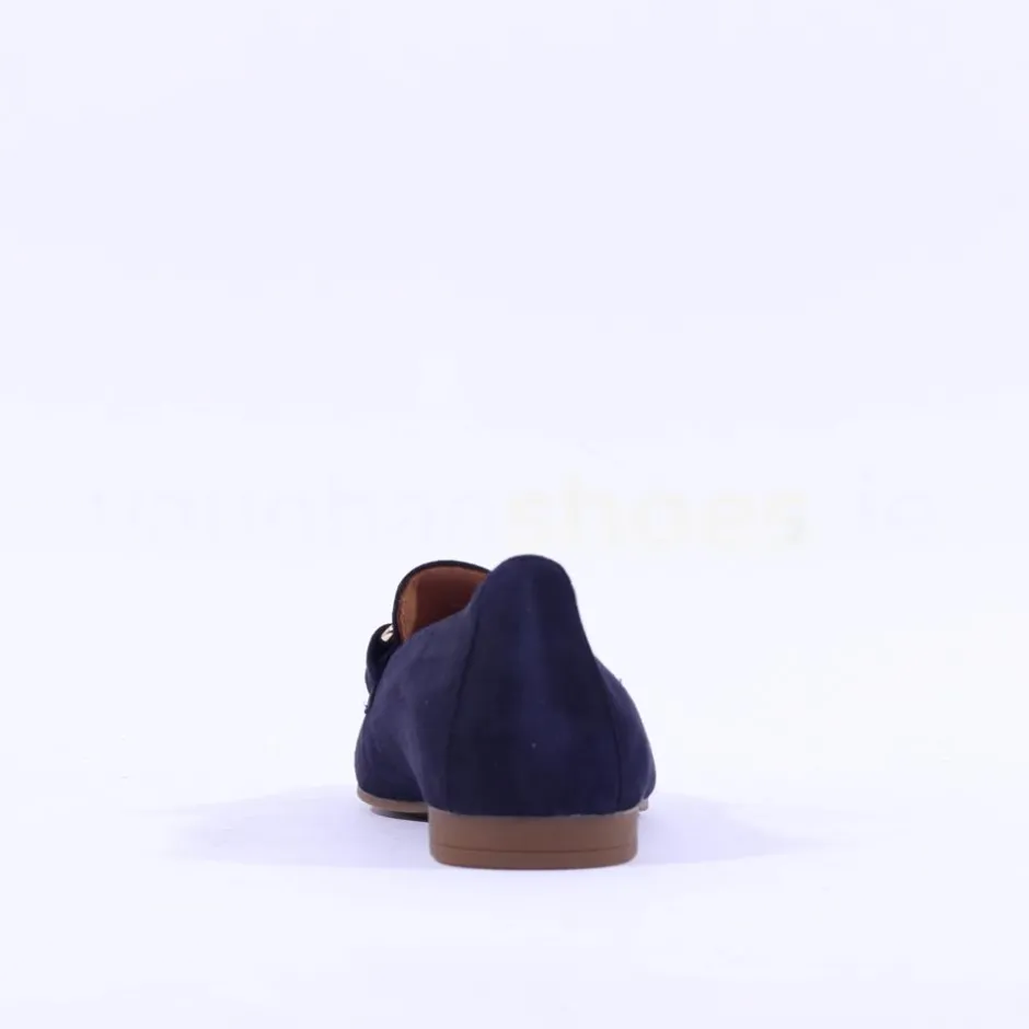 Women Gabor Jangle Slip On Buckle Loafer - Dark Navy