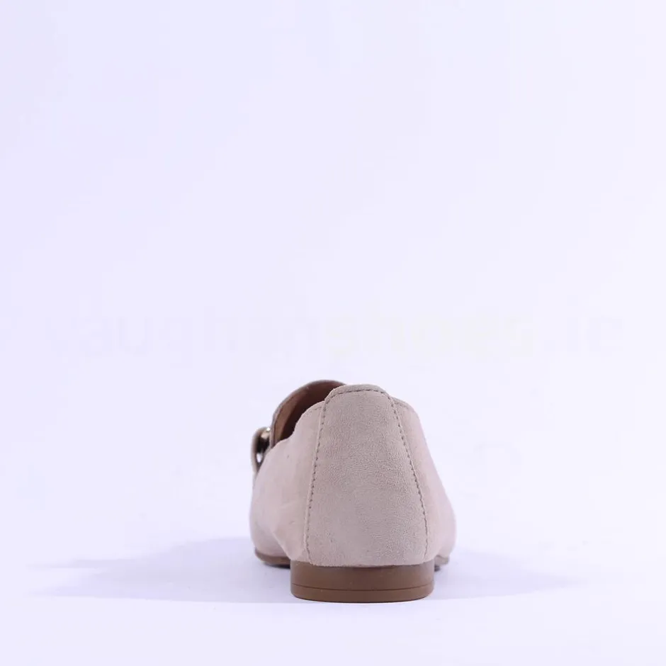 Women Gabor Jangle Slip On Buckle Loafer - Desert Suede