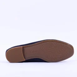 Women Gabor Jangle Slip On Buckle Loafer - Dark Navy
