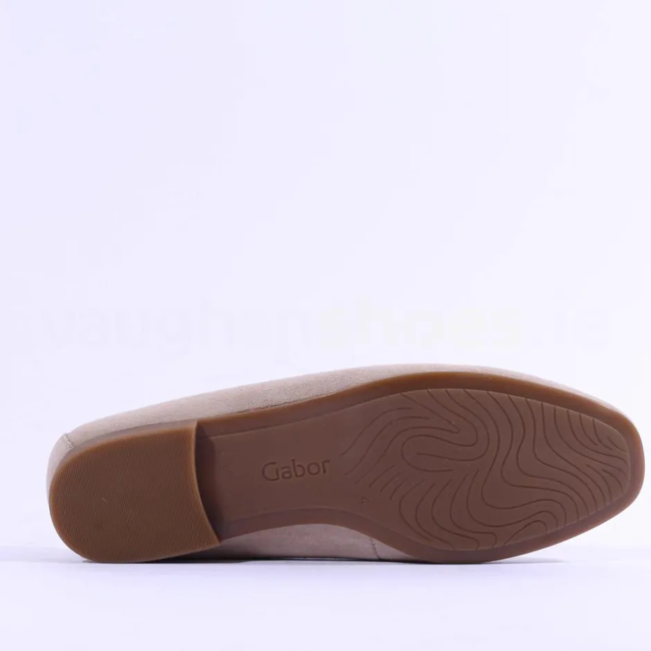Women Gabor Jangle Slip On Buckle Loafer - Desert Suede