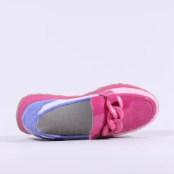 Women Tommy Bowe Ladies Javelet Link Slip On - Pink Combi