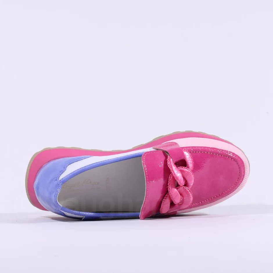 Women Tommy Bowe Ladies Javelet Link Slip On - Pink Combi