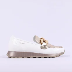 Women Tommy Bowe Ladies Javelet Link Slip On - White Gold