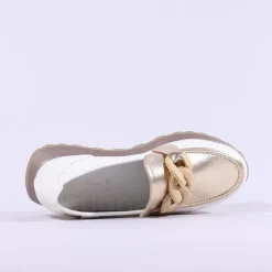 Women Tommy Bowe Ladies Javelet Link Slip On - White Gold