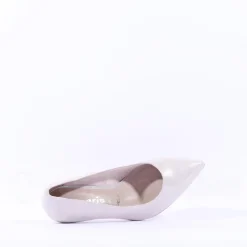 Women Tamaris Joane Classic Pointed Mid Heel - Silver