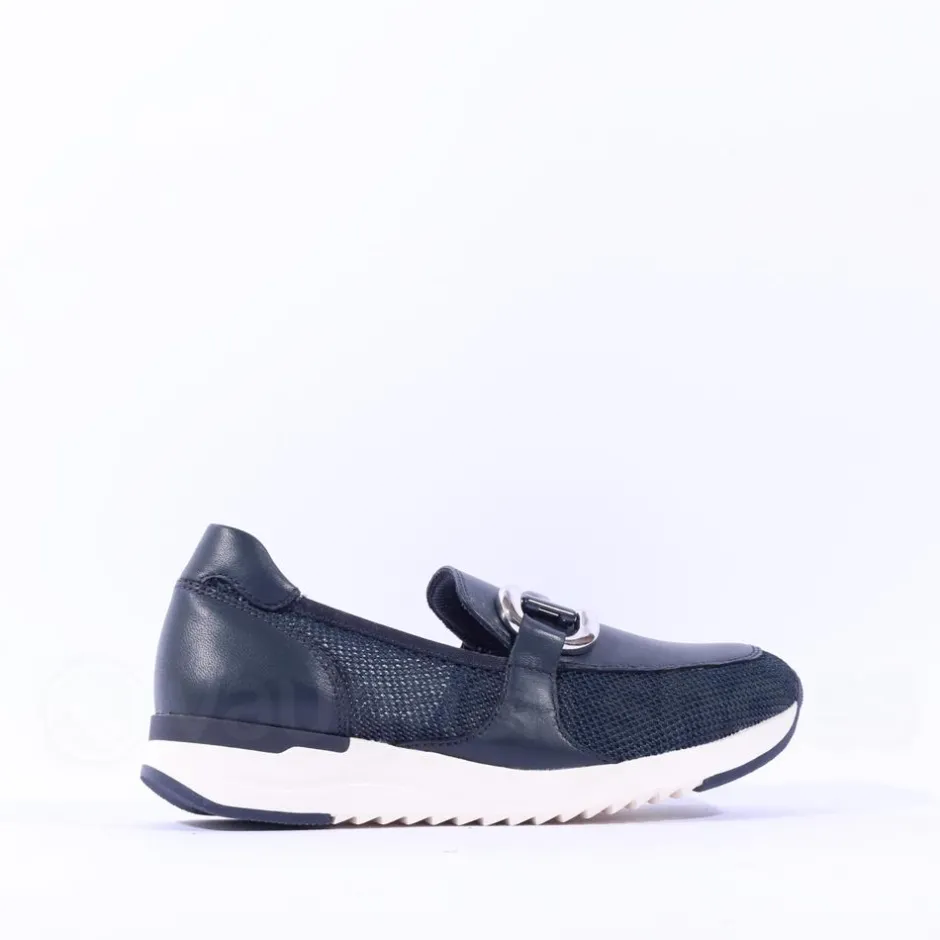 Women Caprice Kaia Mesh Slip On Link Shoe - Ocean