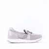 Women Caprice Kaia Mesh Slip On Link Shoe - Grey Combi