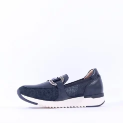 Women Caprice Kaia Mesh Slip On Link Shoe - Ocean