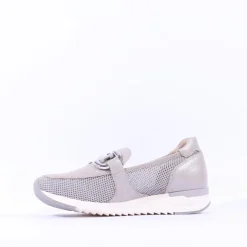 Women Caprice Kaia Mesh Slip On Link Shoe - Grey Combi