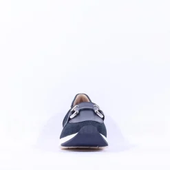 Women Caprice Kaia Mesh Slip On Link Shoe - Ocean