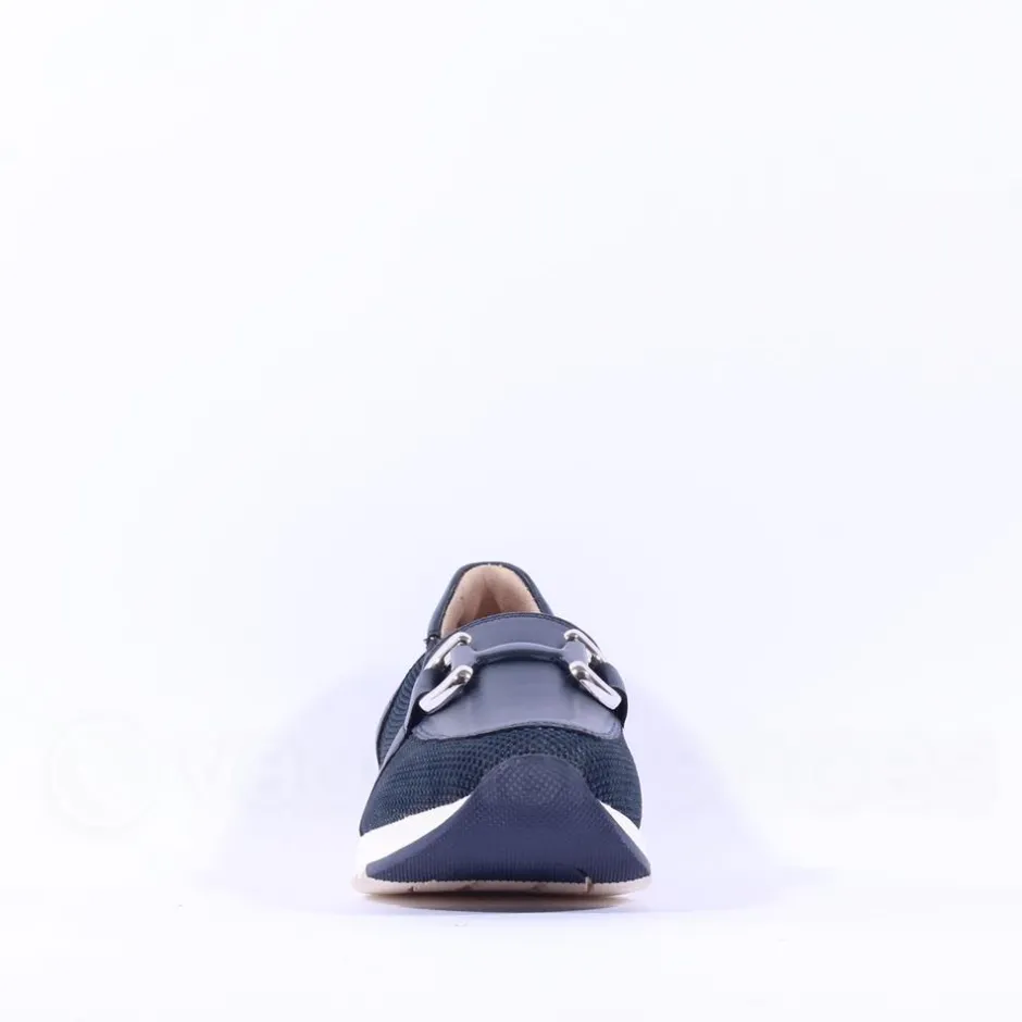 Women Caprice Kaia Mesh Slip On Link Shoe - Ocean