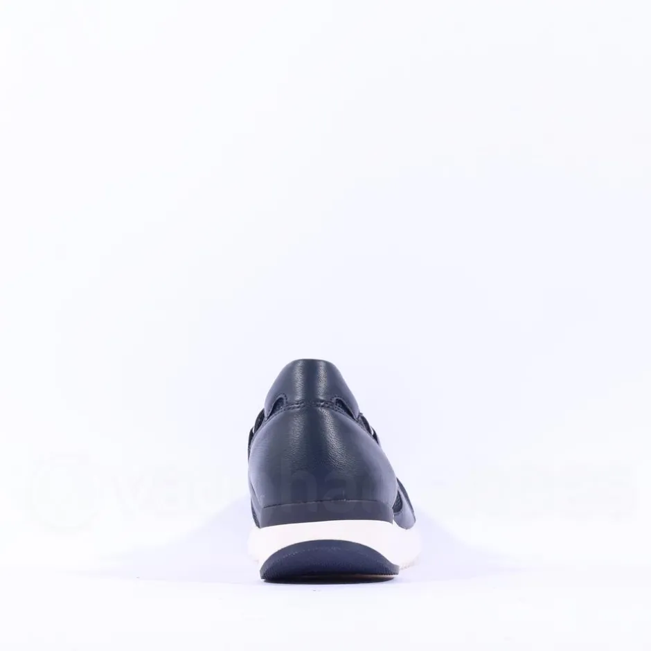 Women Caprice Kaia Mesh Slip On Link Shoe - Ocean
