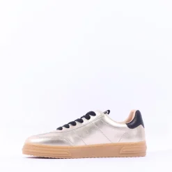 Women Tamaris Kaleo Gumsole Trainer - Light Gold