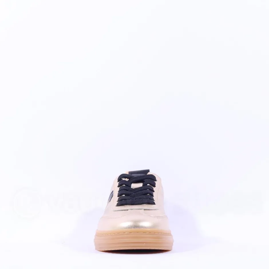 Women Tamaris Kaleo Gumsole Trainer - Light Gold