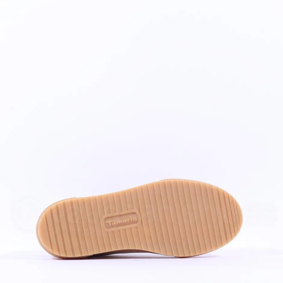 Women Tamaris Kaleo Gumsole Trainer - Light Gold