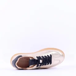 Women Tamaris Kaleo Gumsole Trainer - Light Gold
