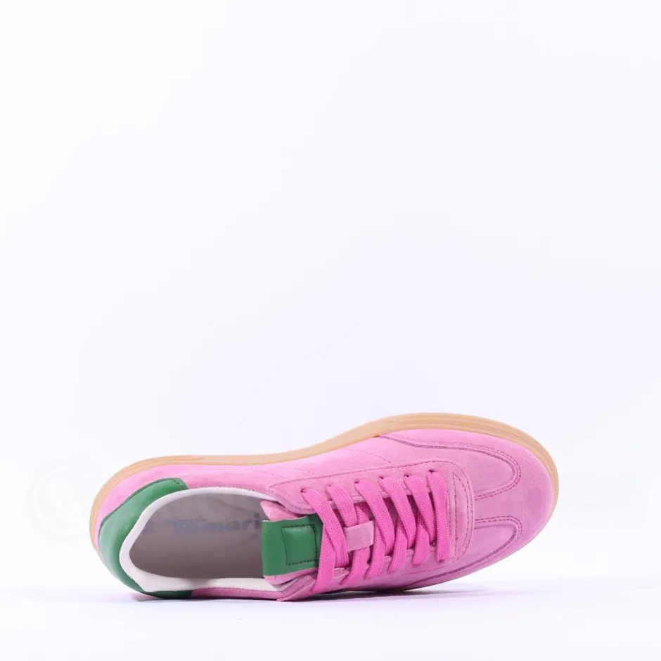 Women Tamaris Kaleo Gumsole Trainer - Rose