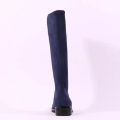 Women Caprice Kania Pull On Stretch Long Boot - Navy Stretch