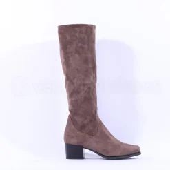 Women Caprice Kania Pullon Blockheel Long Boot - Cafe Stretch
