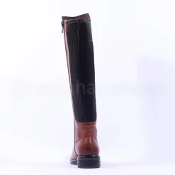 Women Caprice Kania Stretch Calf Long Boot - Cognac Leather