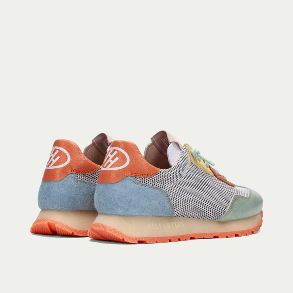 Women Hispanitas Kansas Laced Mesh Trainer - Pastel Multi