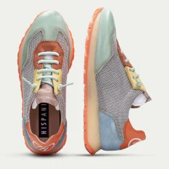 Women Hispanitas Kansas Laced Mesh Trainer - Pastel Multi