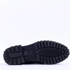 Women Ara Kent 2.0 Chunky Link Loafer - Black Patent