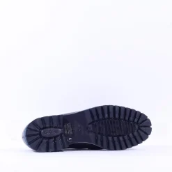 Women Ara Kent 2.0 Cleated Sole Loafer - Dark Navy Leather