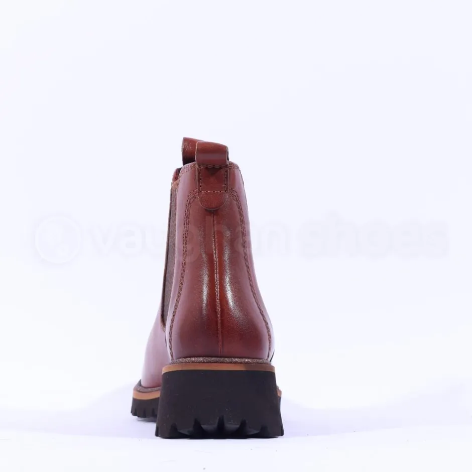 Women Ara Kent Pull On Chelsea Boot - Cognac Leather