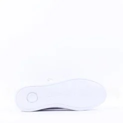 Women Gabor Keystone Platform Lace Trainer - Silver Leather