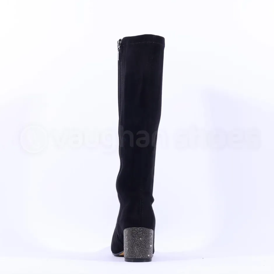 Women Kate Appleby Kimberley Sparkle Longboot - Black Sparkle